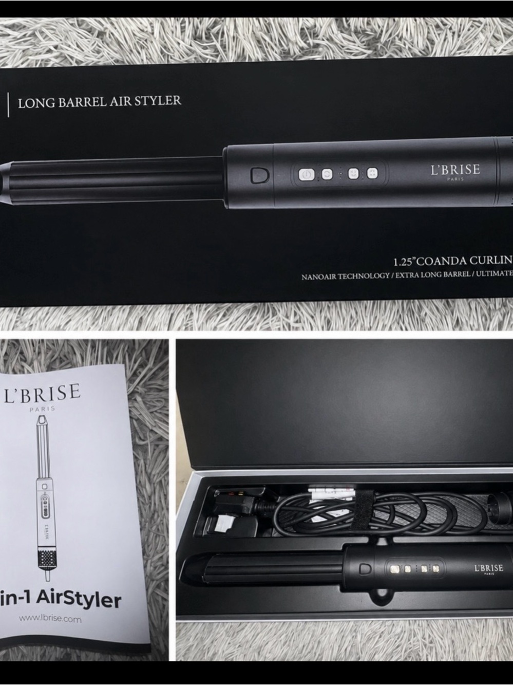 L'BRISE Paris | 6-in-1 Long Barrel Air Styler